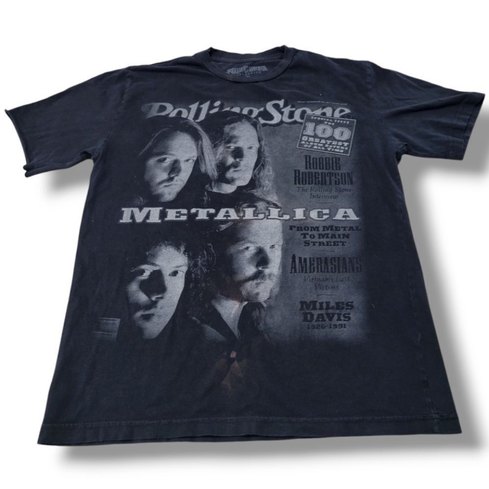 Metallica Shirt Size Small Rolling Stones Collection T-Shirt Graphic Print Shirt